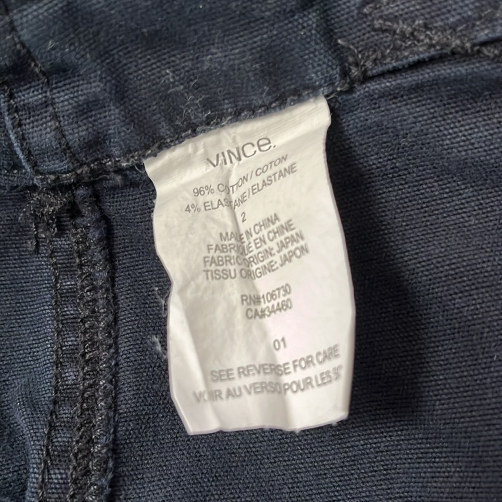 Vince Navy Military Cropped Pants - Picture 7 of 8
